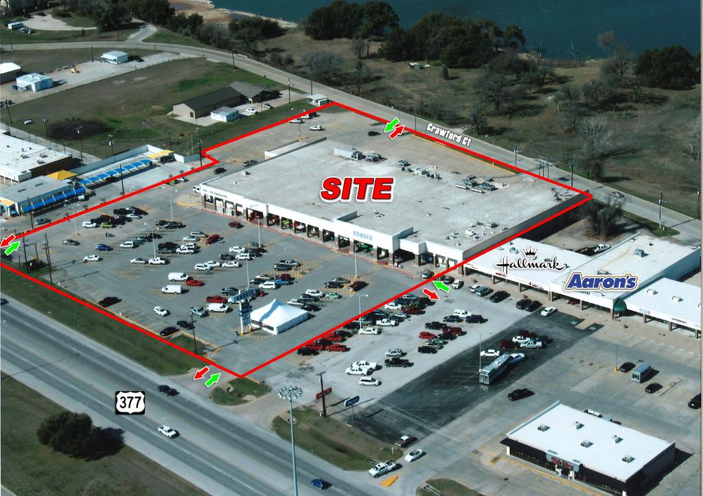 Shopping Center Redevelopment Location: Description: NEQ of Hwy 377 & E Loop 426/Pearl St 1420 East Highway 377, Granbury, Texas, 76048 7,000 SF - 30,000 SF Available Highlights: Shopping center