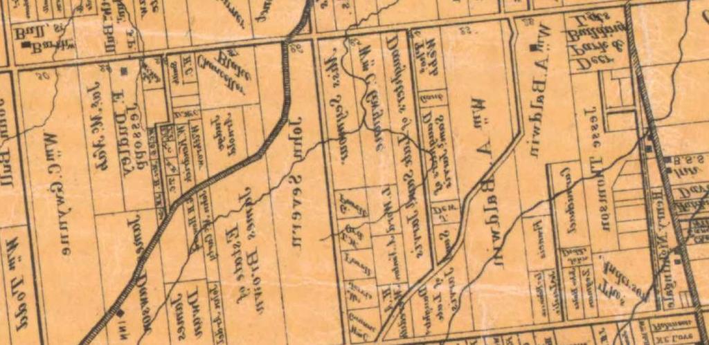 6. IMAGES - arrows mark the location of the property at 155 Wychwood Avenue. Maps and atlases are followed by other archival images and current photographs 1.
