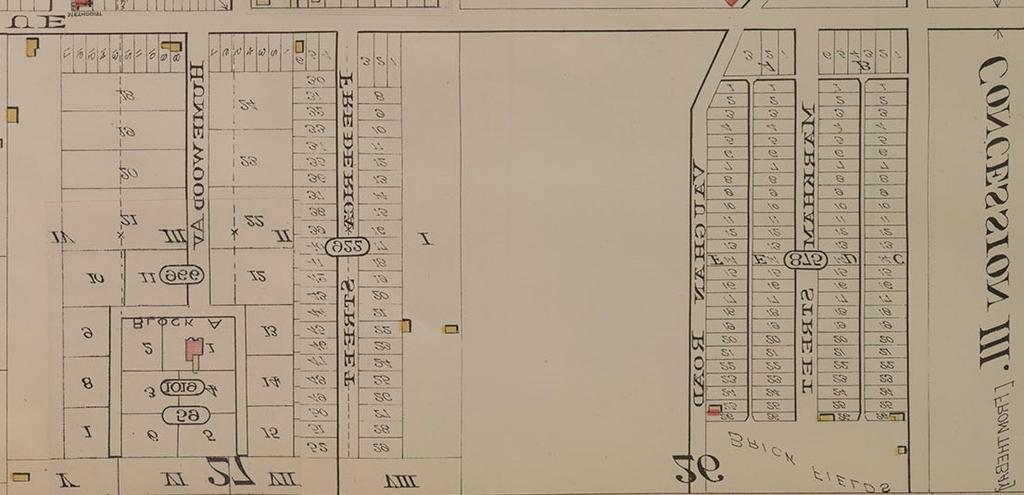 Goad's Atlas, 1903: showing the allotment before it was subdivided by