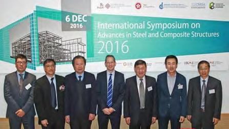 Brian Uy, The University of Sydney, gave a presentation on Advances in steel and