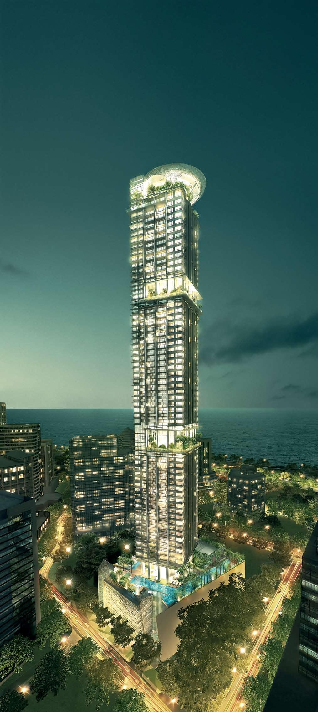 REACH HIGHER. SkySuites@Anson is an iconic development that will reshape the city skyline.