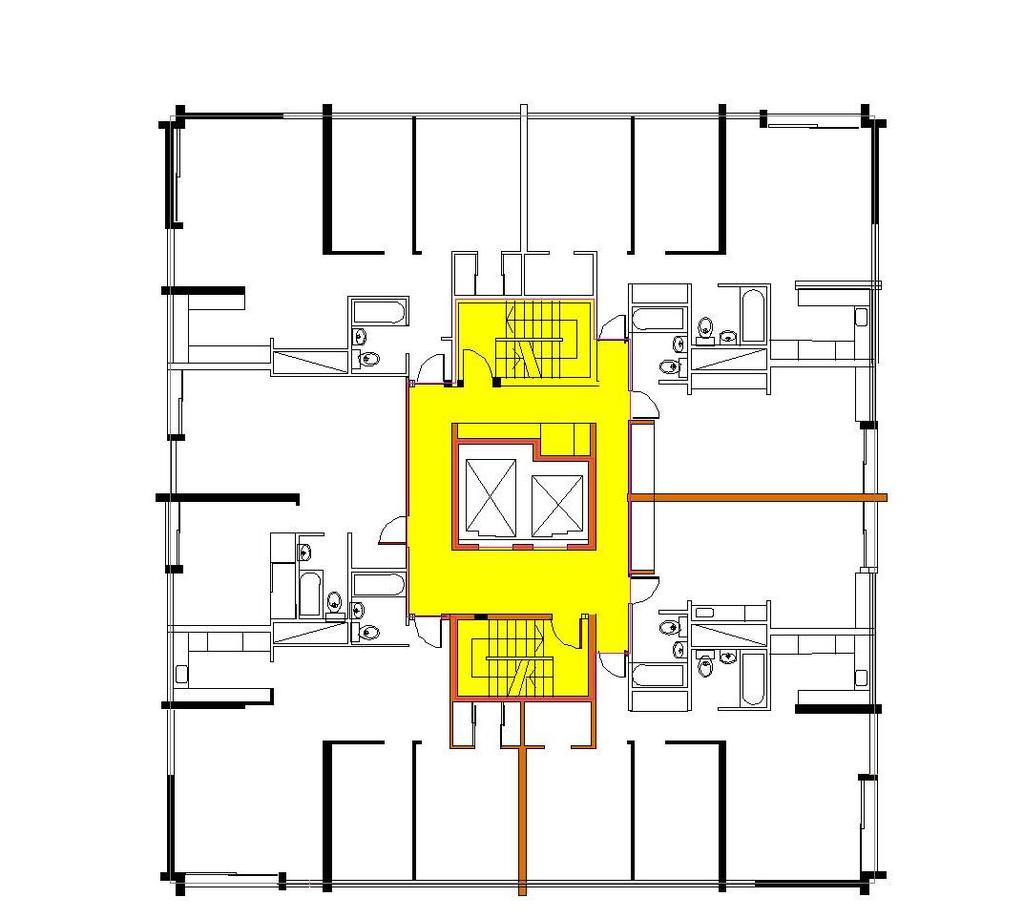 Tower Block: Blues Pint Tower floor plan; circulation 11.