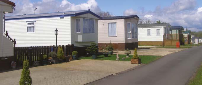 The static caravans comprise a mix of units and there are four twin units amongst them.