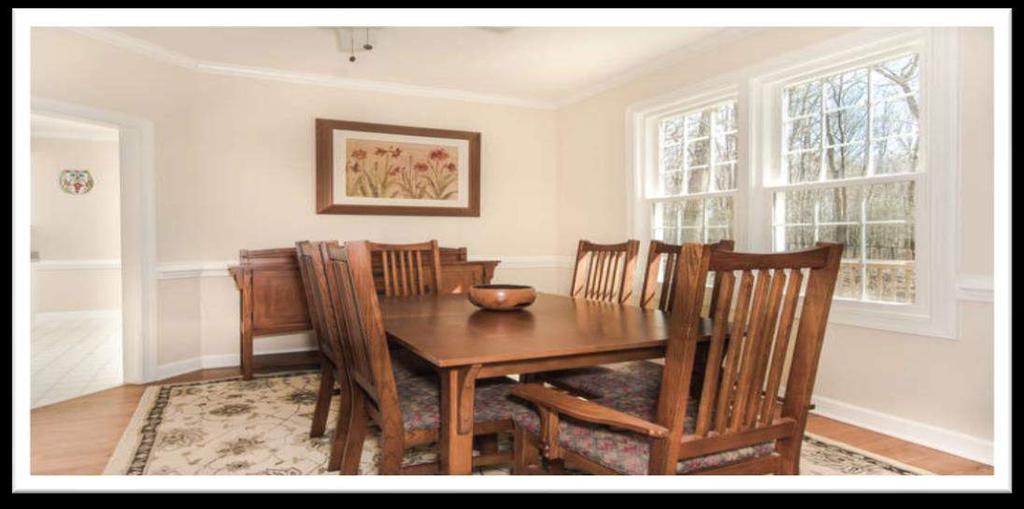 FORMAL DINING ROOMS These Sellers