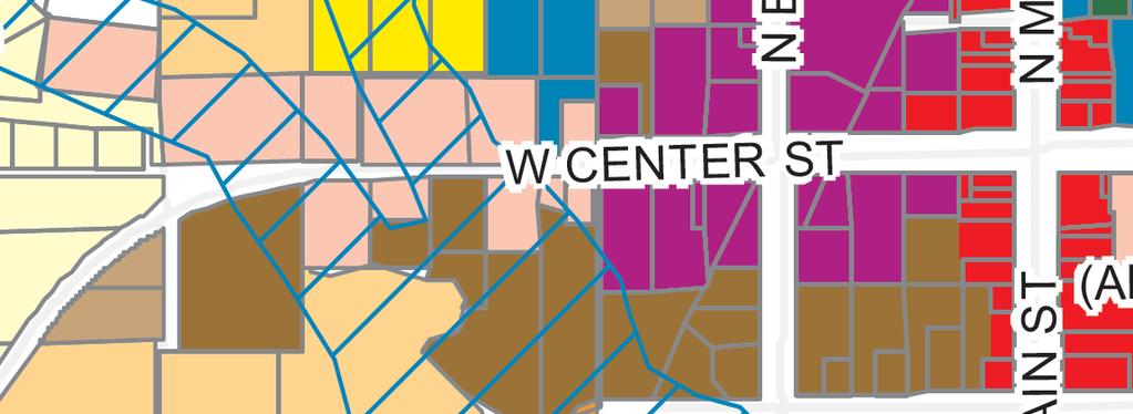 What does West Center street look like? What pattern of infill is needed to achieve this vision? What types of buildings? What size and bulk are the buildings?