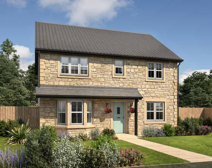 Taunton Harrogate 4 Bedroom Detached with Integral Single Garage Approximate square footage: 1,597