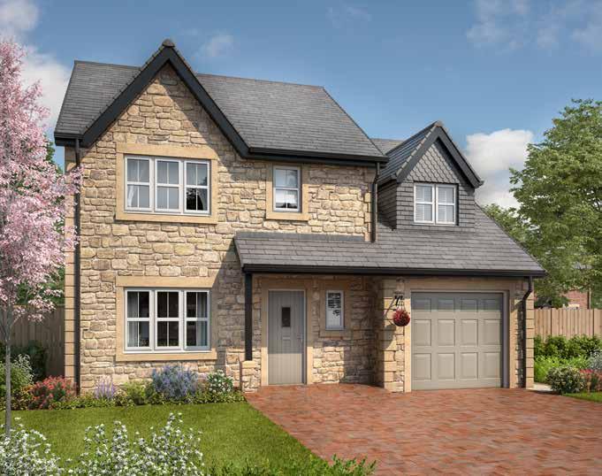 Gosforth Arundel 4 Bedroom Detached with Integral Single Garage Approximate square footage: 1,531 sq ft