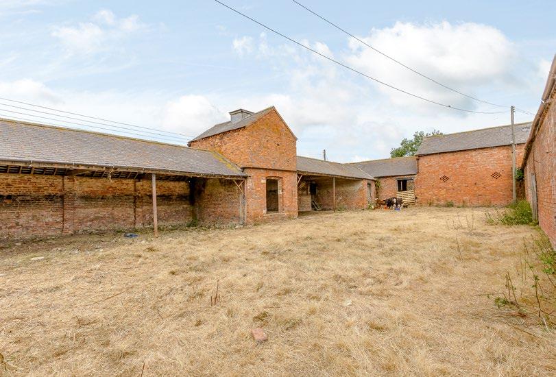 9 miles 5 Bedroom farmhouse requiring refurbishment Outbuildings and stables General purpose building and a range of traditional brick buildings with potential for conversion 4.