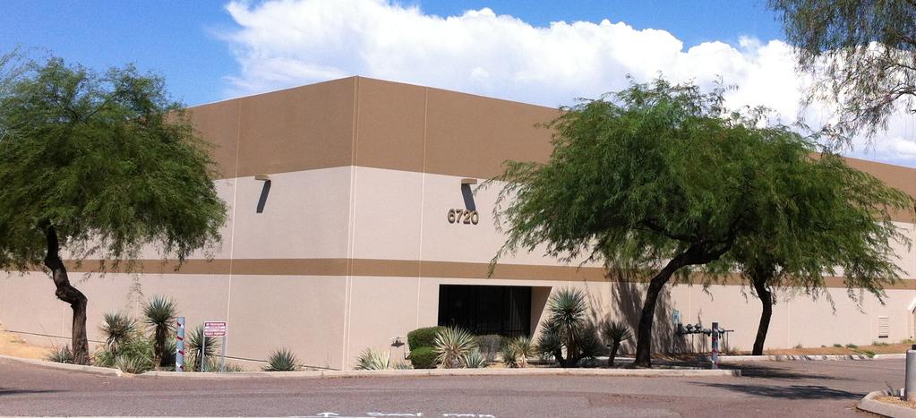 71,751 SF with ±5,800 SF OFFICE INDUSTRIAL SPACE FOR SALE OR LEASE 6720 South Clementine Court Tempe Arizona Building Features 71,751 s.f.