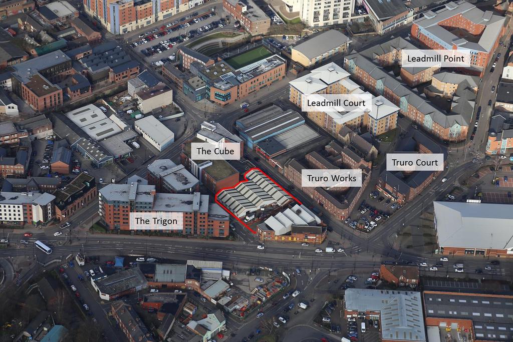 LOCATION The site is located between Matilda Street and Brittain Street, adjoining the Inner Ring Road, on the south side of the city centre.