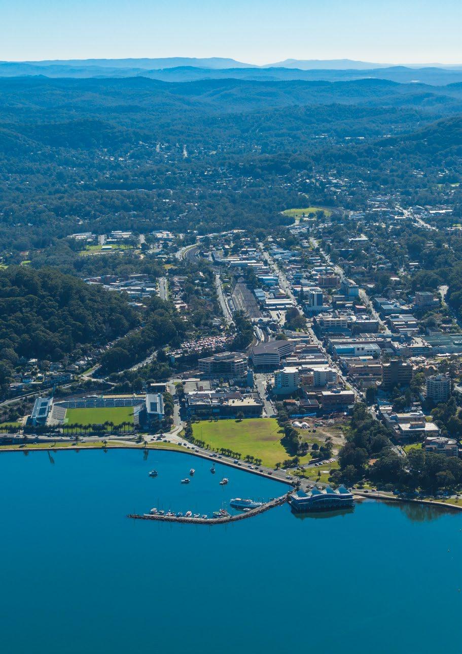 turn have a flow-on effect for local businesses. Similarly, Gosford Hospital is currently undergoing a $400m upgrade and is set to employ more than 1000 new staff.