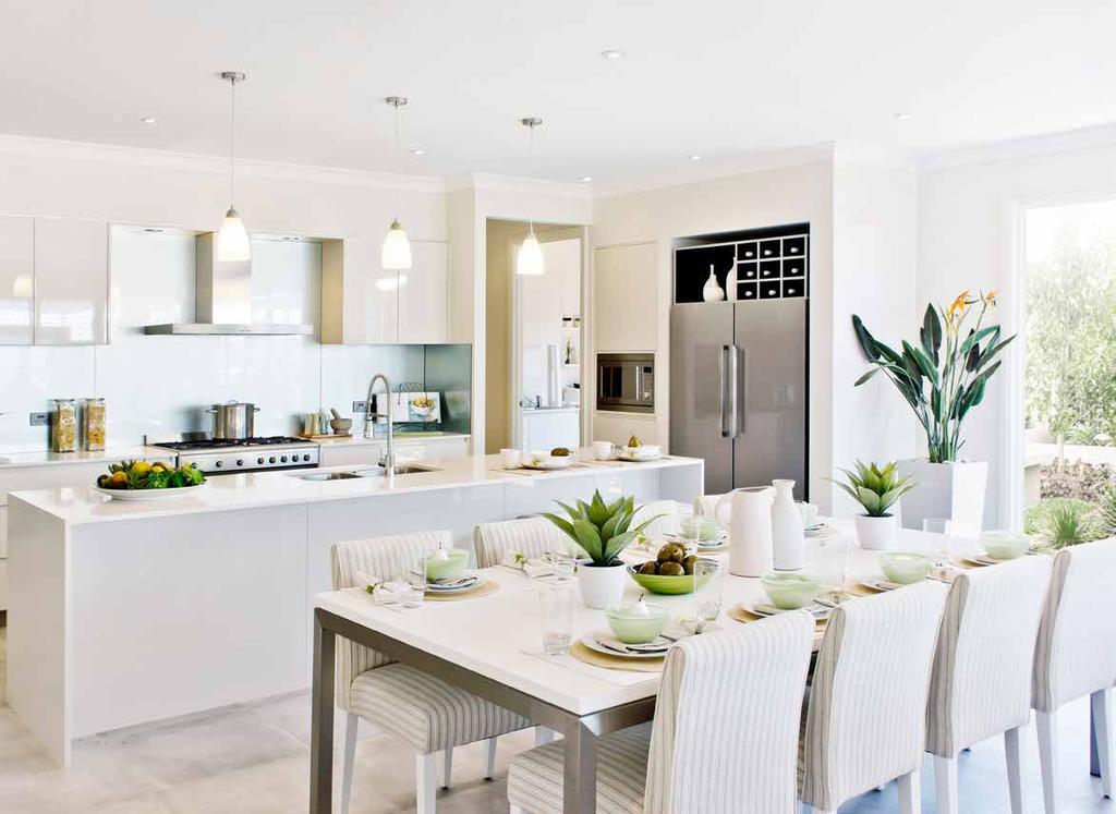 BALLANTINE Entertain in style The Ballantine is a meticulously designed, four Bedroom home that offers a stunning open plan design, perfect for a family who loves entertaining.