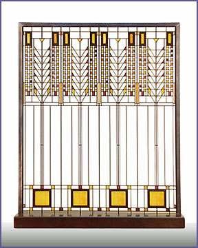 Masterpiece: Tree of Life (Art Glass Window), 1904 by Frank Lloyd Wright for the Darwin D.