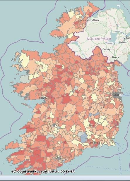 Residential property prices in Dublin are 54% lower than at their highest level in February 2007.