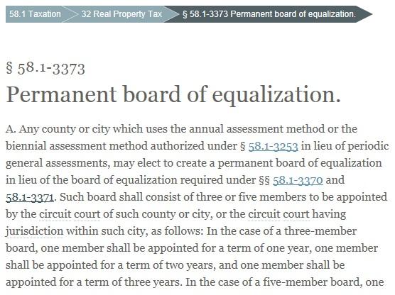 Board of Equalization Decisions When the Board of Equalization (BOE) makes a decision to change the assessment value of a property, a letter of the decision is sent to the REA.