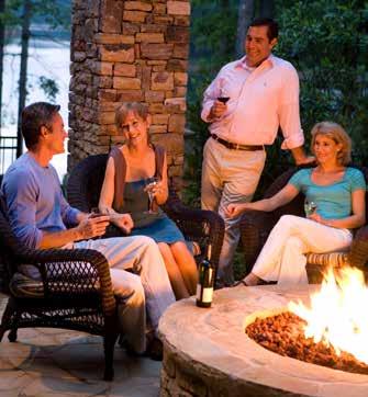 than their size and are fully customizeable with options for outdoor fireplaces, rock veneer