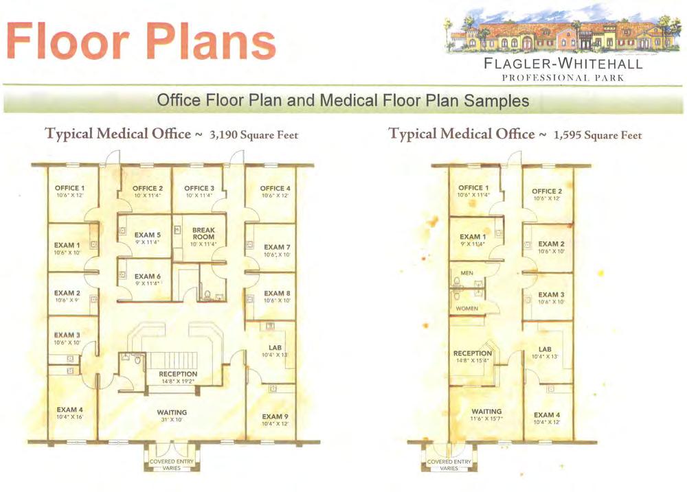SAMPLE FLOOR PLANS 1595 & 3190 SQFT UNITS Coldwell Banker and the Coldwell Banker Logo are registered