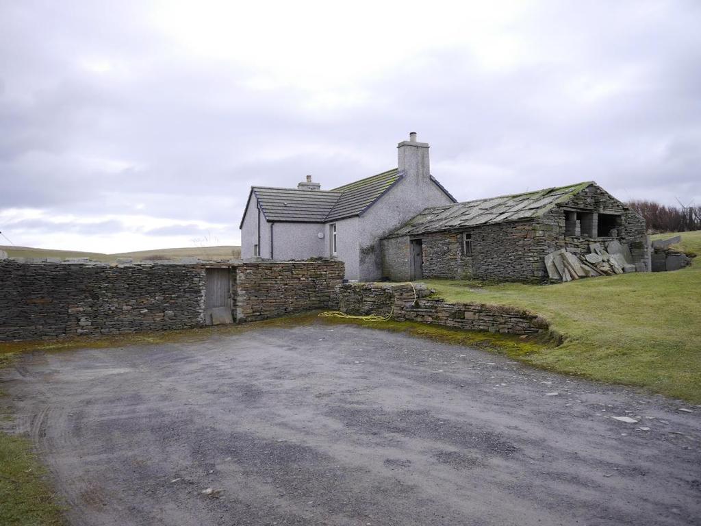 Set on an elevated position you can enjoy beautiful sea views out over Rousay with Westray in the distance and over the surrounding countryside.