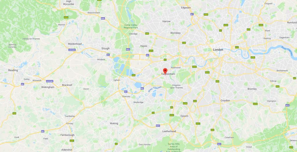 Location Twickenham is located within the affluent south west quadrant of Greater London within the London Borough of Richmond-upon-Thames.