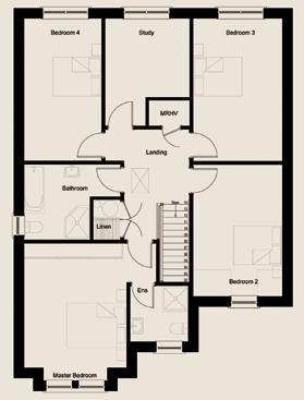 Bedroom 2 Landing En-suite Linen Bathroom Master Bedroom Master Bedroom 4.31m x 3.56m 14 02 x 11 08 En-Suite 2.02m x 1.94m 06 07 x 06 04 Bedroom 2 4.57m x 3.