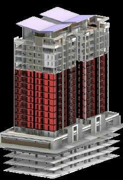 LEVEL 3 TO 11 8 apartments per level.