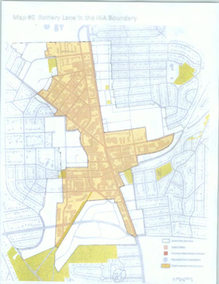 Map #2 Battery Lane in the HIA