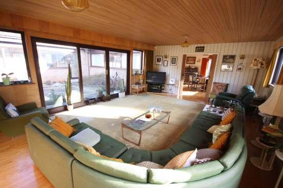 A unique, bespoke built 1960 s five bedroom bungalow sitting on a generous plot of just over half an acre, located on the sought after Stamford Road in Oakham, minutes walk from the town centre.