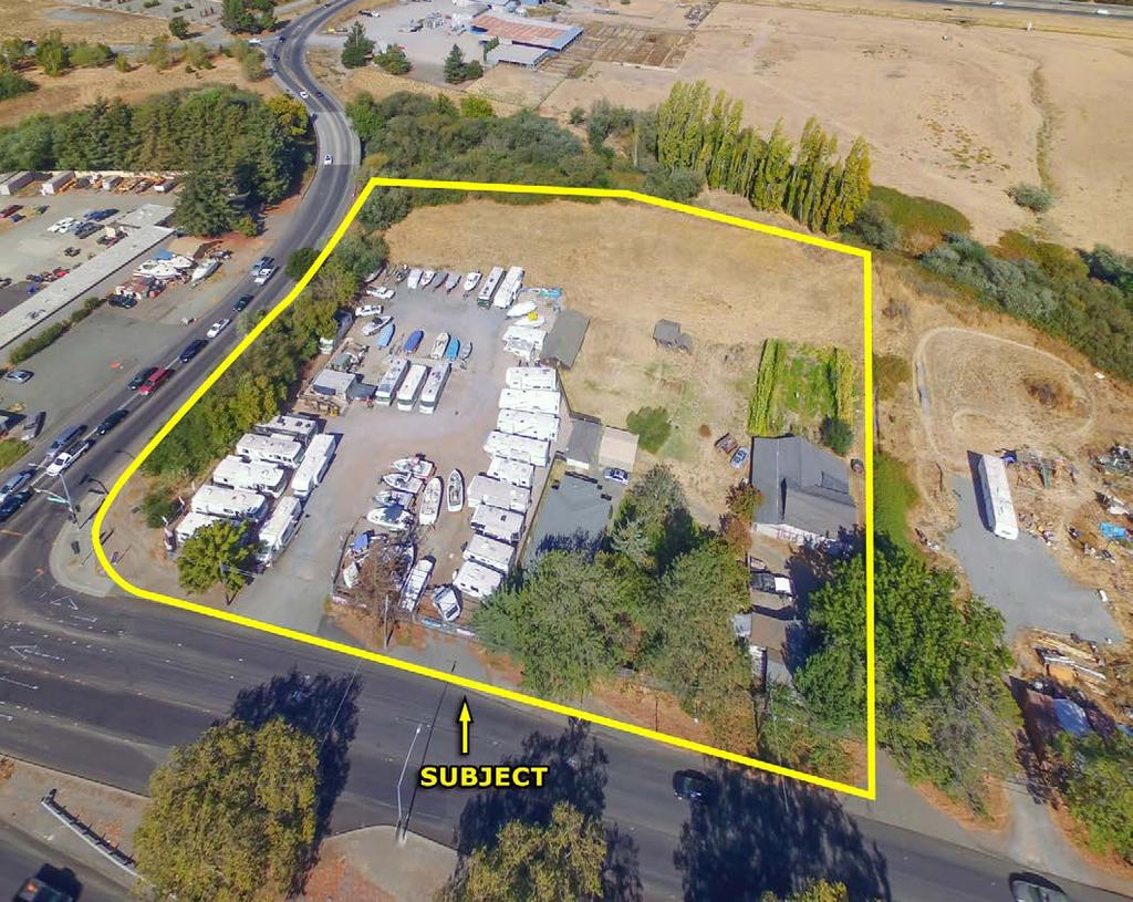 2 Homes Plus Prime 1± Acre Commercial Corner HIGHLIGHTS Hard to find Northern Petaluma Investment/Development Opportunity consisting of two detached single family homes, outbuildings plus a prime