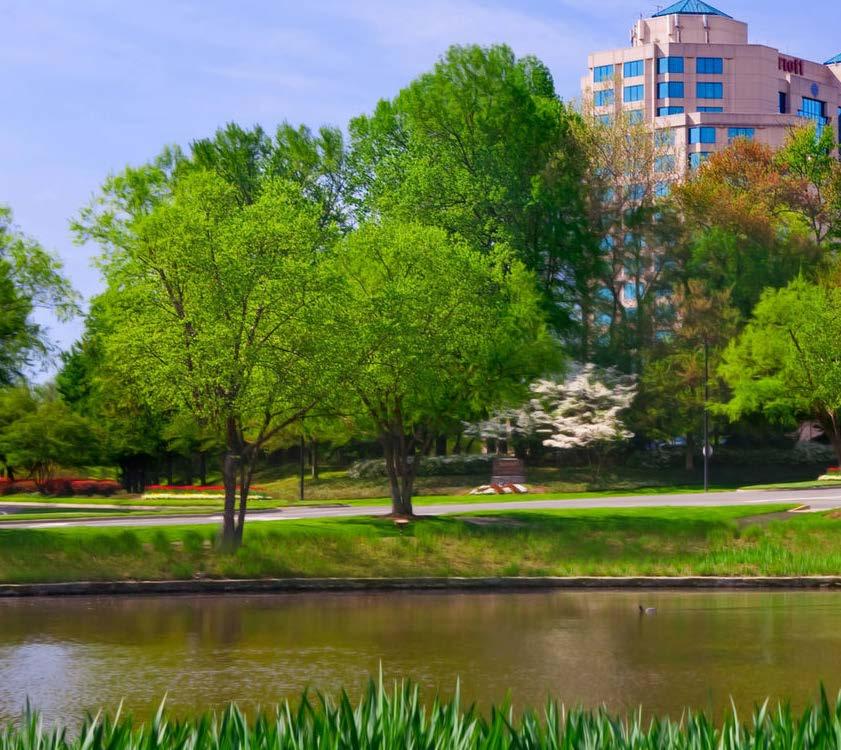 5 miles of scenic jogging trails Walkable to Fairview Park Marriott Hotel and 2941 Restaurant Refined hotel eatery