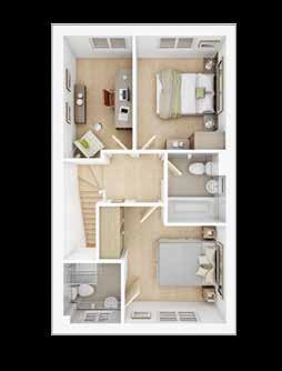 First Floor Master bedroom (min.) 2.96m x 2.83m 9' 9" x 9' 4" Bedroom 2 3.30m x 2.63m 10' 10" x 8' 8" Study (max.) 3.72m x 2.00m 12' 2" x 6' 7" Ground Floor Lounge (max.) 4.