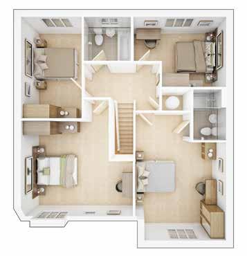 First Floor Master bedroom (max.) 3.83m x 5.48m 12' 6" x 17' 11" Bedroom 2 (max.) 4.81m x 5.16m 15' 9" x 16' 11" Bedroom 3 2.60m x 4.