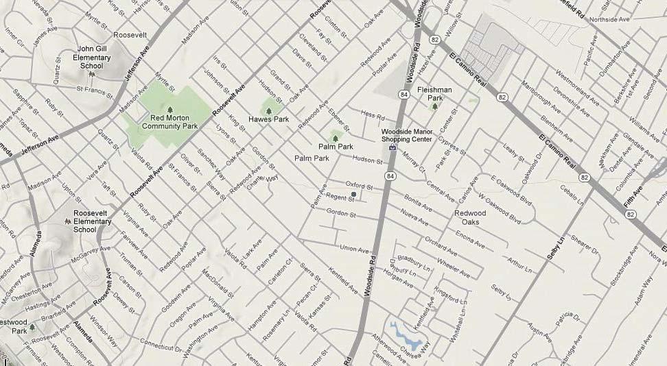 1567 Regent Street, Local Map SUBJECT PROPERTY believe to