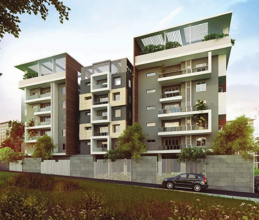 A LOT MORE THAN JUST A HOME Maphar Serene has Vastu compliant homes designed with open space on all the four sides of every flat to provide abundant cross ventilation and ample privacy.