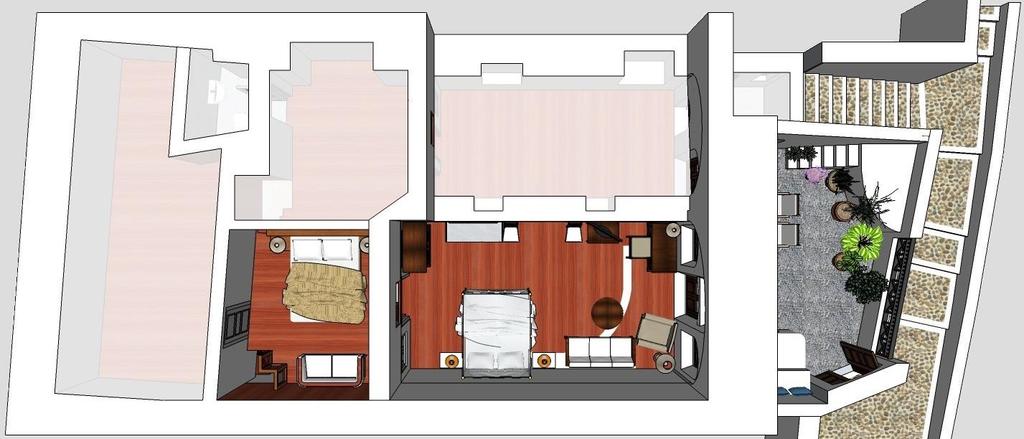 2 7 6 5 4 3 1 LOWER LEVEL FLOOR PLAN 8 9 LOWER LEVEL LAYOUT 1. Village Road 2. External stairs to upper level 3.