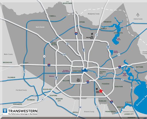 +/- 89,962 SQUARE FEET - ALMEDA GENOA West of I-45 South ( Gulf Freeway) - Houston, TX 77075 Key map 576N 2.06 Acres 89,962 Square Feet (subject to new survey) $20.