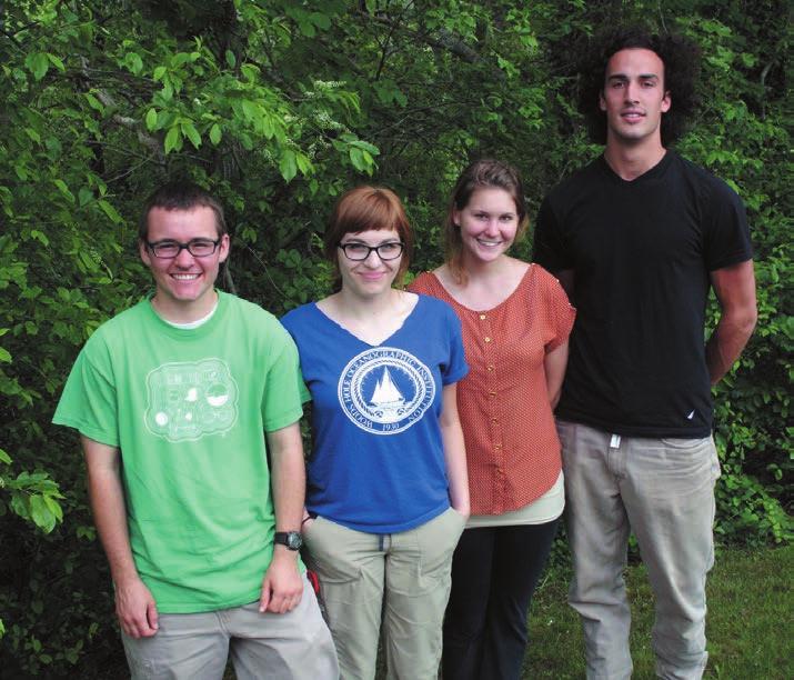The next generation of conservation professionals rose to the challenge. Four volunteer college interns joined HCT during the 2012 summer season.