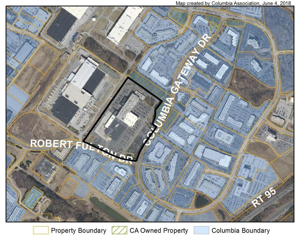 Newly Submitted Development Plans WP-18-122 Frameworks Columbia Non-Village, Gateway Submitted: 5/15/18 Zoning: M-1 (Industrial) The owners of 7125 Columbia Gateway are resurfacing the exterior of