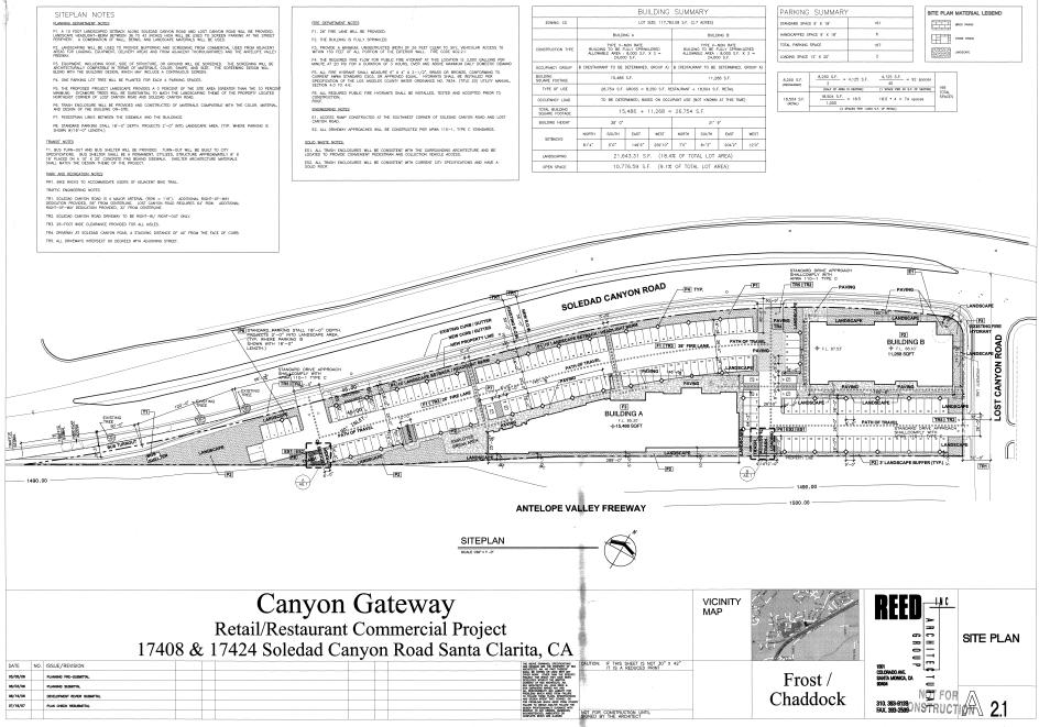 Site Plan With