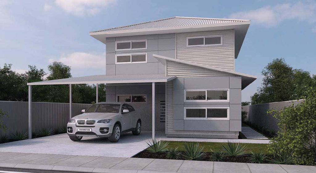 Architecturally designed in-situ two-storey construction Specially designed bedroom 3 bathroom home for smaller lots Two separated living spaces, one upstairs