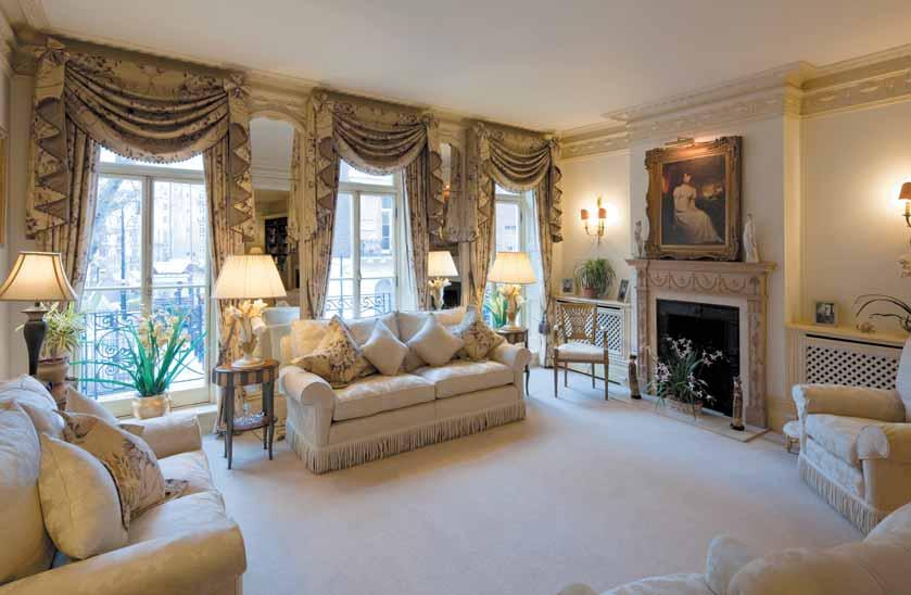 SOLD UPPER BROOK STREET mayfair W1 An elegant Grade II listed south facing freehold townhouse dating from the mid C18th