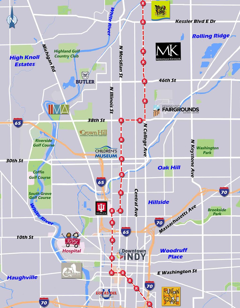 Indy s Red Line Rapid Transit The first all-electric bus rapid transit (BRT) service in the national and the first rapid transit service in Indiana The Red Line BRT will eventually connect the cities