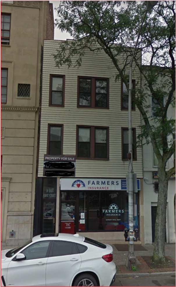 Address: 14 East 1st Street, Mount Vernon, NY 10550 Location: Located in Mount Vernon on West 1st street between South 4th Avenue and South 3rd Avenue.