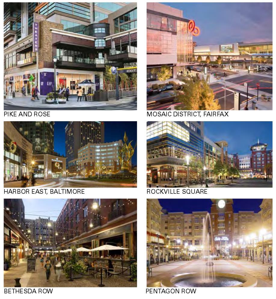 Signage A hierarchy of environmental graphic and signage elements incorporated into Ballston Quarter include: 1.