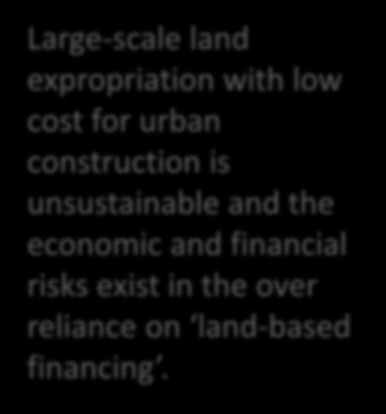 Elements facilitatd the Development Large-scale land expropriation with low cost for urban