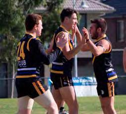 ROUND WRAP DIVISION TWO UNDER 18 When Werribee Districts travelled to Wyndham Vale South Reserve to take on the Falcons, only one team would keep its perfect season intact and remain undefeated after