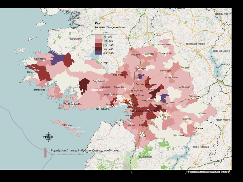 Galway County Housing Strategy 2015-2021 Appendix II // Galway County Housing Strategy The major settlements in Galway County, namely those identified within the settlement hierarchy of the RPGs and