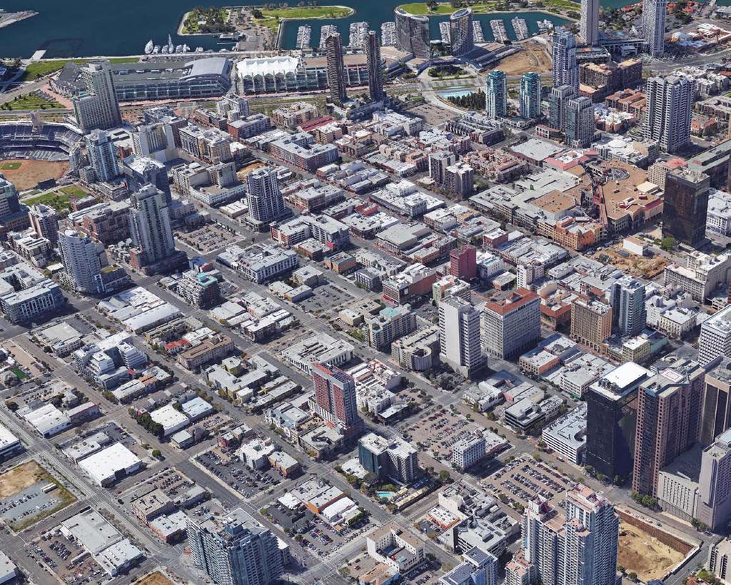 Downtown San Diego today is a thriving 24-hour urban metropolis that features an eclectic and fast-growing mix of residential, office, retail, dining, and entertainment projects and transformed