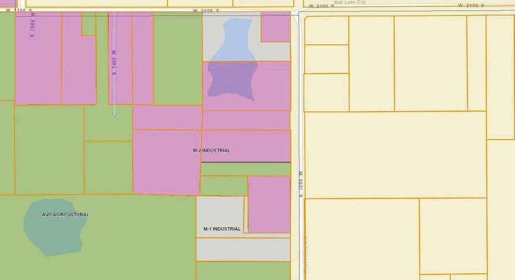 File # 30361: Rezone from A-20 (Agricultural) & M-1 (Manufacturing) to M-2 (Manufacturing) 2232 South 7200 West (Parcel # 14-21-200-016), 2330