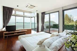 views and master bedroom