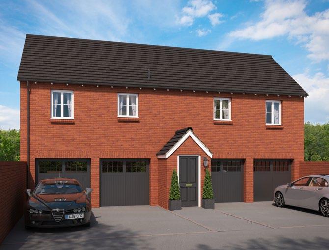 The Carrick Two bedroom four bay coach house The Carrick is a charming two bedroom coach house comprising open plan lounge and dining room, with a modern kitchen fitted with high quality stainless
